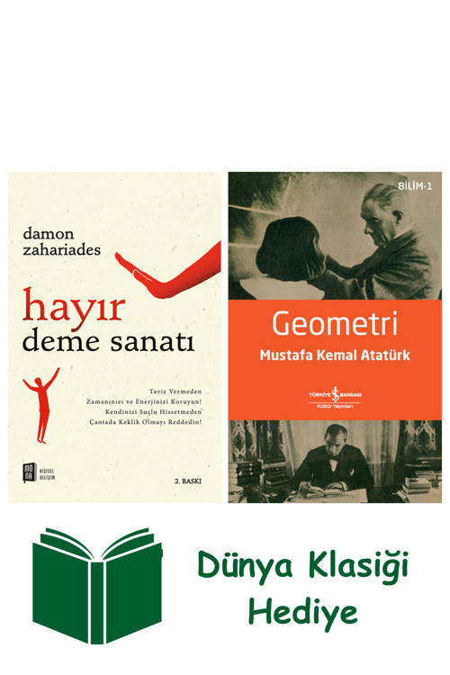 İş Bankası Kültür Yayınları Hayır Deme Sanatı + Geometri + Dünya Klasiği Hediye