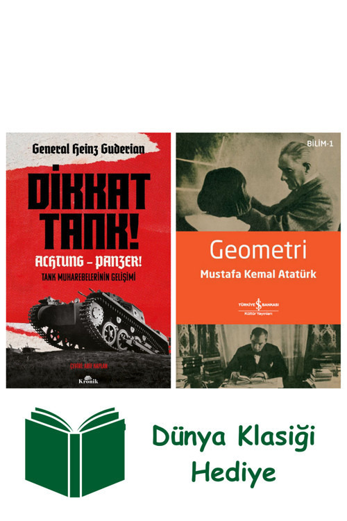 İş Bankası Kültür Yayınları Dikkat Tank ! – Achtung Panzer ! + Geometri + Dünya Klasiği Hediye