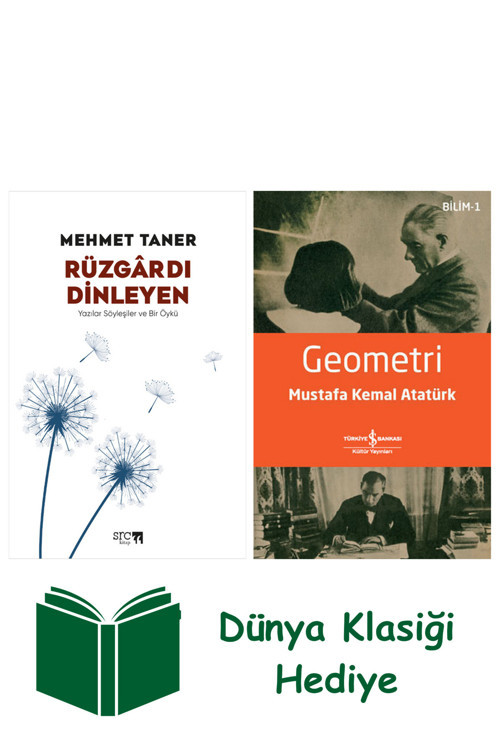 İş Bankası Kültür Yayınları Rüzgardı Dinleyen + Geometri + Dünya Klasiği Hediye