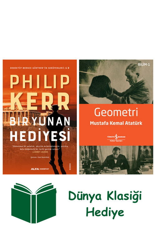 İş Bankası Kültür Yayınları Bir Yunan Hediyesi + Geometri + Dünya Klasiği Hediye