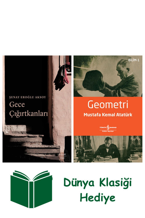 İş Bankası Kültür Yayınları Gece Çığırtkanları + Geometri + Dünya Klasiği Hediye