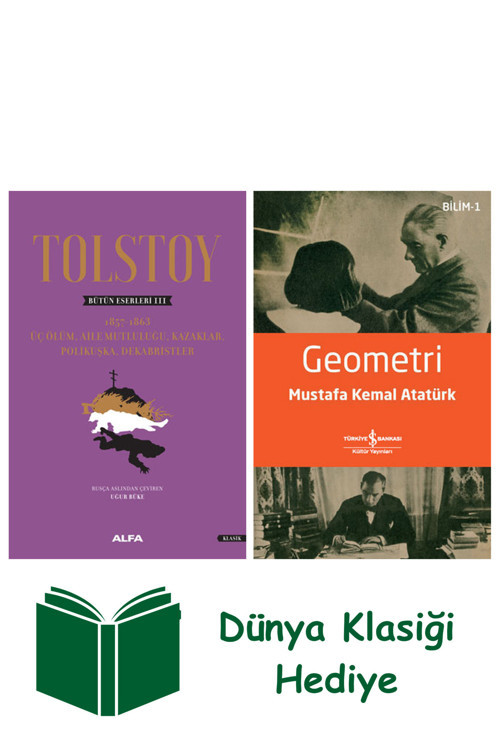 İş Bankası Kültür Yayınları Tolstoy Bütün Eserleri 3 (Ciltli) + Geometri + Dünya Klasiği Hediye