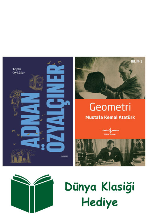 İş Bankası Kültür Yayınları Adnan Özyalçıner - Toplu Öyküler (Ciltli) + Geometri + Dünya Klasiği Hediye