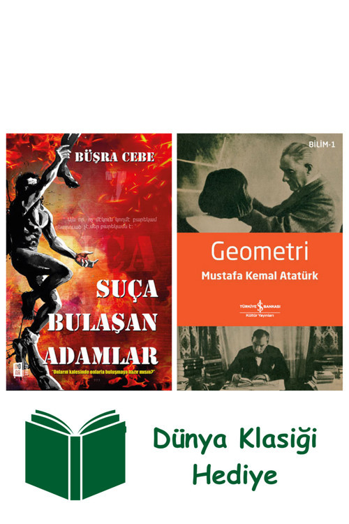 İş Bankası Kültür Yayınları Suça Bulaşan Adamlar + Geometri + Dünya Klasiği Hediye