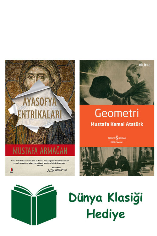 İş Bankası Kültür Yayınları Ayasofya Entrikaları + Geometri + Dünya Klasiği Hediye