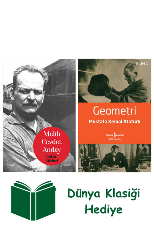 İş Bankası Kültür Yayınları Melih Cevdet Anday - Bütün Şiirleri (Ciltli) + Geometri + Dünya Klasiği Hediye