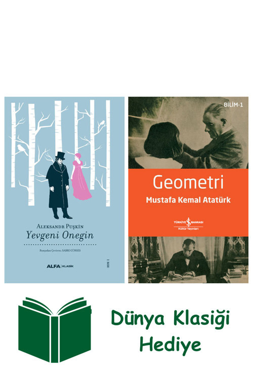 İş Bankası Kültür Yayınları Yevgeni Onegin (Ciltli) + Geometri + Dünya Klasiği Hediye