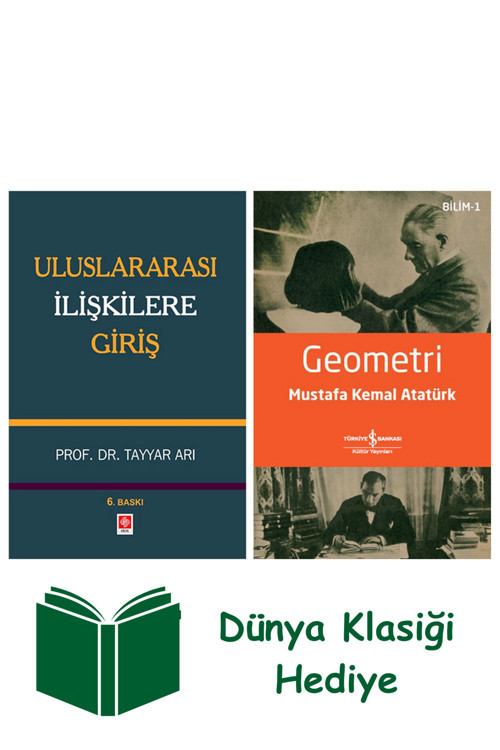 İş Bankası Kültür Yayınları Uluslararası İlişkilere Giriş + Geometri + Dünya Klasiği Hediye