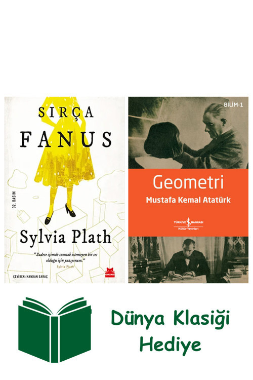 İş Bankası Kültür Yayınları Sırça Fanus + Geometri + Dünya Klasiği Hediye