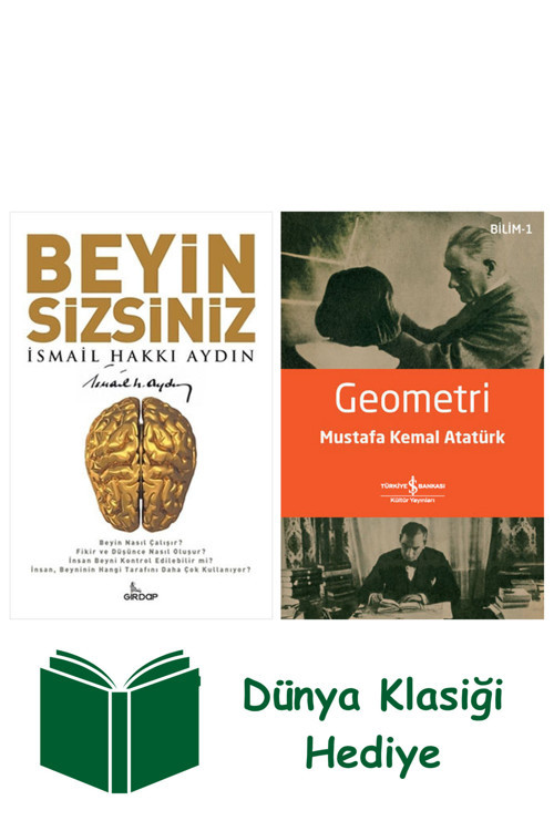 İş Bankası Kültür Yayınları Beyin Sizsiniz + Geometri + Dünya Klasiği Hediye