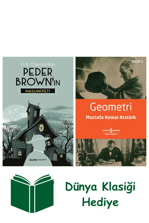İş Bankası Kültür Yayınları Peder Brown'In Masumiyeti + Geometri + Dünya Klasiği Hediye