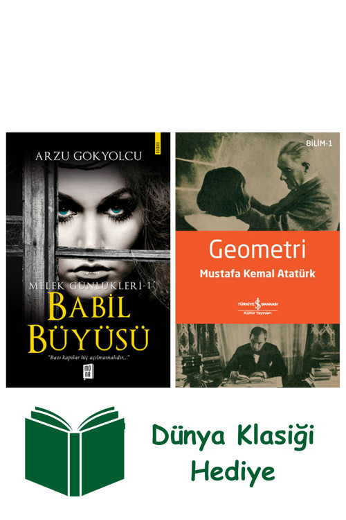 İş Bankası Kültür Yayınları Babil Büyüsü + Geometri + Dünya Klasiği Hediye