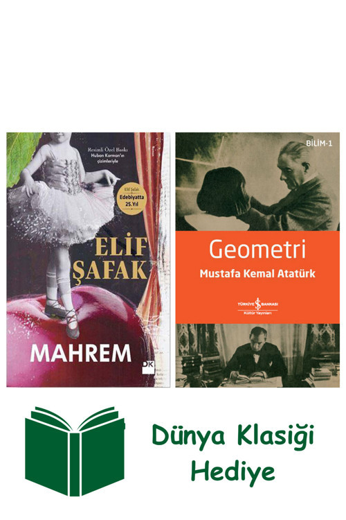 İş Bankası Kültür Yayınları Mahrem - Resimli Özel Baskı + Geometri + Dünya Klasiği Hediye