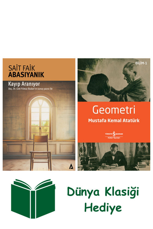İş Bankası Kültür Yayınları Kayıp Aranıyor + Geometri + Dünya Klasiği Hediye
