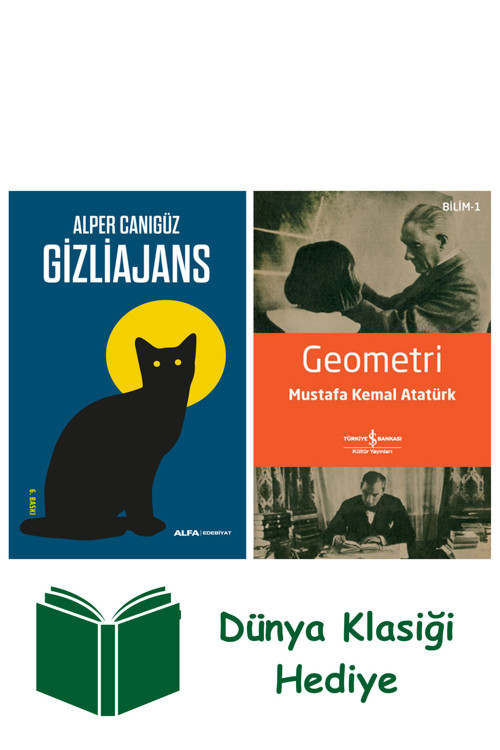 İş Bankası Kültür Yayınları Gizliajans + Geometri + Dünya Klasiği Hediye