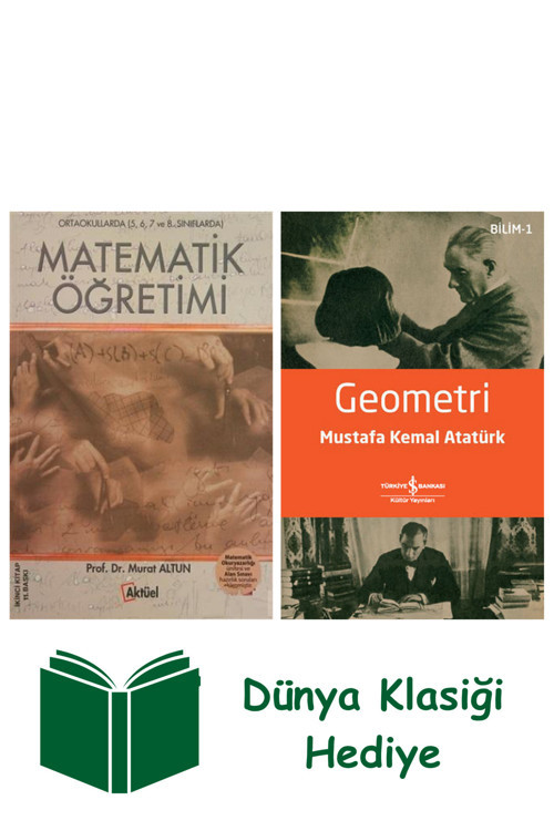 İş Bankası Kültür Yayınları Matematik Öğretimi + Geometri + Dünya Klasiği Hediye
