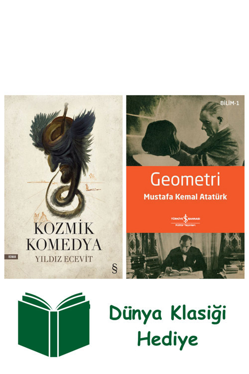 İş Bankası Kültür Yayınları Kozmik Komedya + Geometri + Dünya Klasiği Hediye