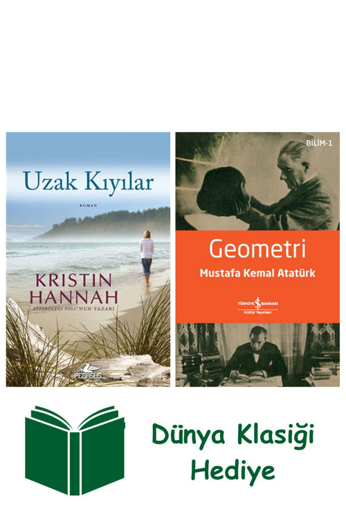 İş Bankası Kültür Yayınları Uzak Kıyılar + Geometri + Dünya Klasiği Hediye