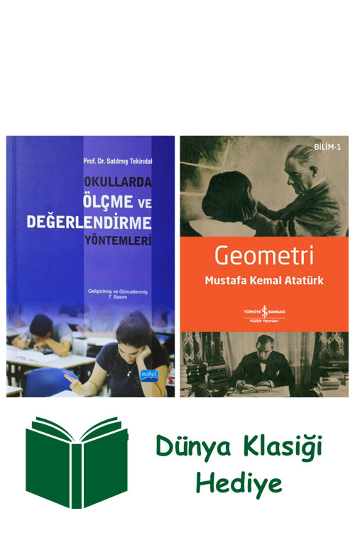 İş Bankası Kültür Yayınları Okullarda Ölçme Ve Değerlendirme Yöntemleri + Geometri + Dünya Klasiği Hediye