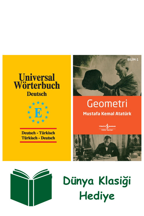 İş Bankası Kültür Yayınları Universal Wörterbuch Deutsch - Türkisch / Türkisch - Deutsch + Geometri + Dünya Klasiği Hediye