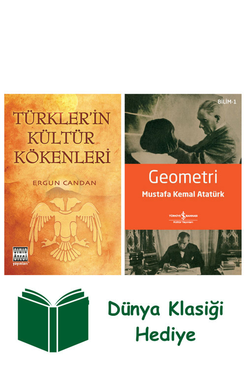 İş Bankası Kültür Yayınları Türkler'İn Kültür Kökenleri + Geometri + Dünya Klasiği Hediye