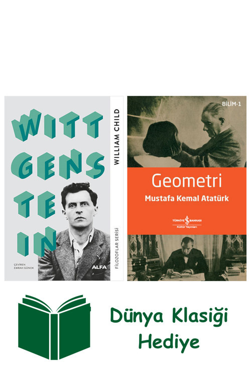 İş Bankası Kültür Yayınları Wittgenstein + Geometri + Dünya Klasiği Hediye