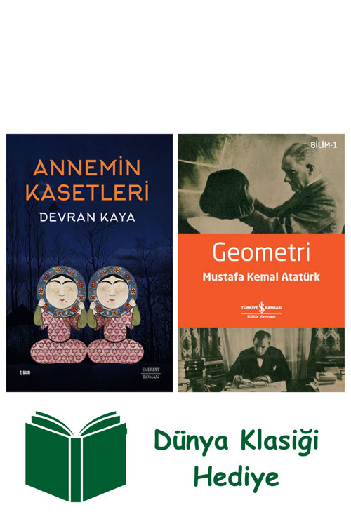 İş Bankası Kültür Yayınları Annemin Kasetleri + Geometri + Dünya Klasiği Hediye