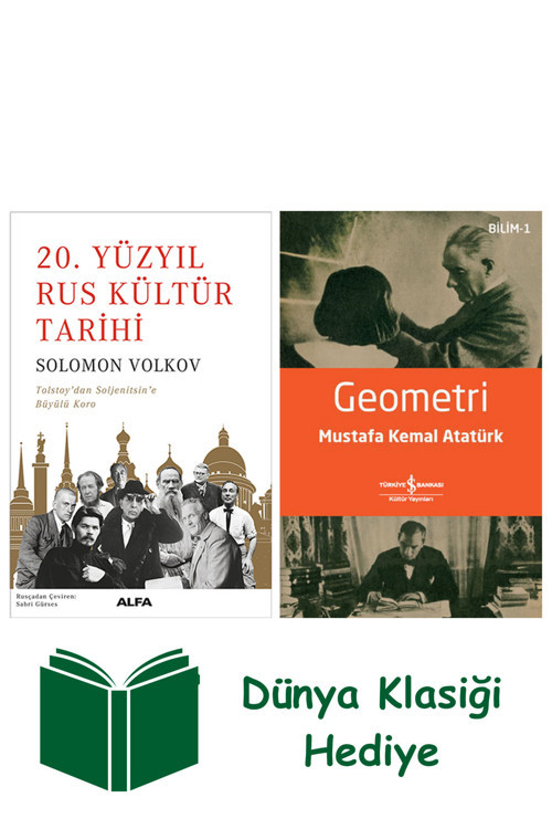 İş Bankası Kültür Yayınları 20. Yüzyıl Rus Kültür Tarihi + Geometri + Dünya Klasiği Hediye