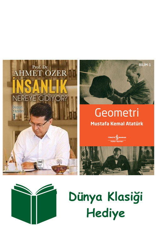 İş Bankası Kültür Yayınları İnsanlık Nereye Gidiyor ? + Geometri + Dünya Klasiği Hediye