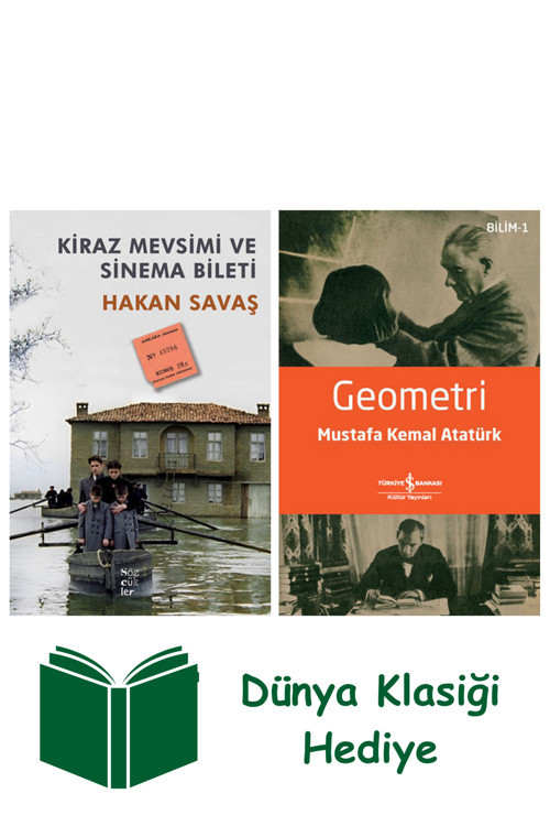 İş Bankası Kültür Yayınları Kiraz Mevsimi Ve Sinema Bileti + Geometri + Dünya Klasiği Hediye