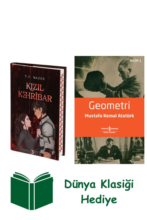 İş Bankası Kültür Yayınları Kızıl Kehribar (Ciltli) + Geometri + Dünya Klasiği Hediye