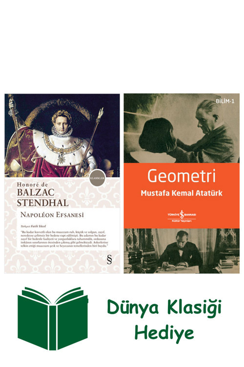 İş Bankası Kültür Yayınları Napoleon Efsanesi + Geometri + Dünya Klasiği Hediye