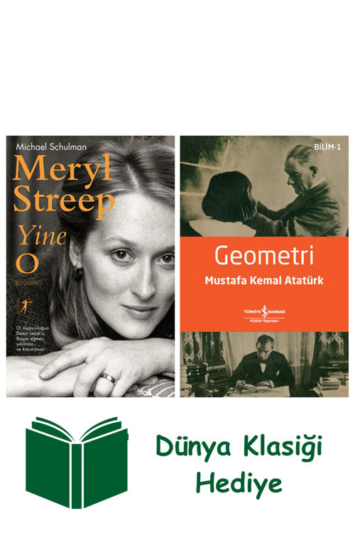 İş Bankası Kültür Yayınları Meryl Streep Yine O + Geometri + Dünya Klasiği Hediye