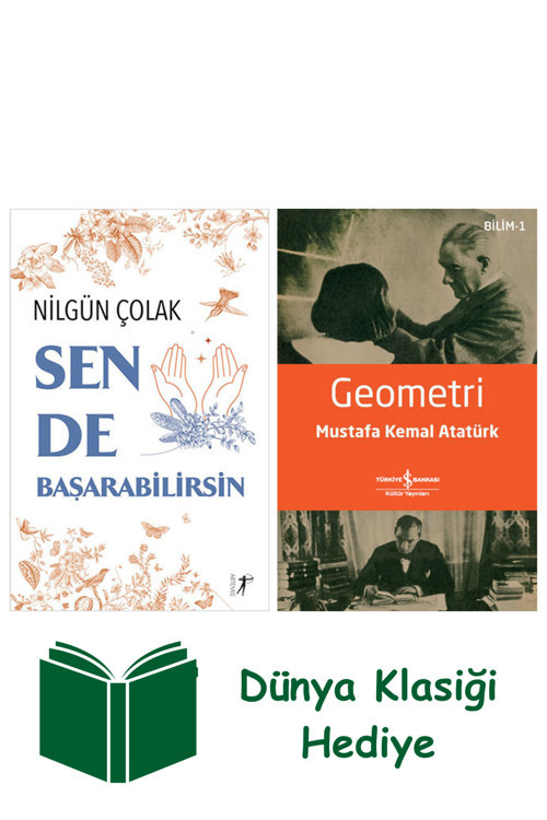 İş Bankası Kültür Yayınları Sen De Başarabilirsin + Geometri + Dünya Klasiği Hediye