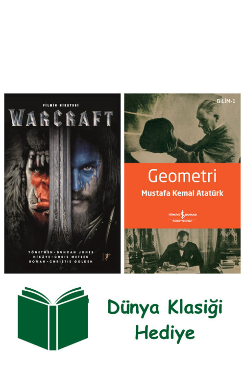 İş Bankası Kültür Yayınları Warcraft + Geometri + Dünya Klasiği Hediye