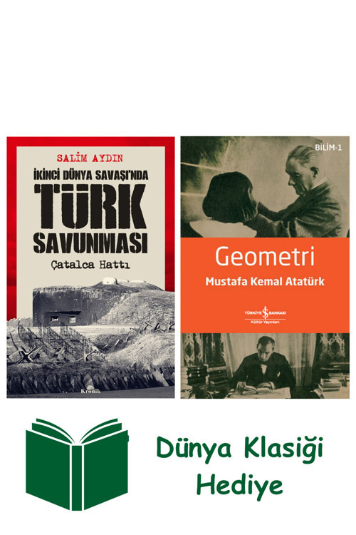 İş Bankası Kültür Yayınları İkinci Dünya Savaşı’Nda Türk Savunması + Geometri + Dünya Klasiği Hediye