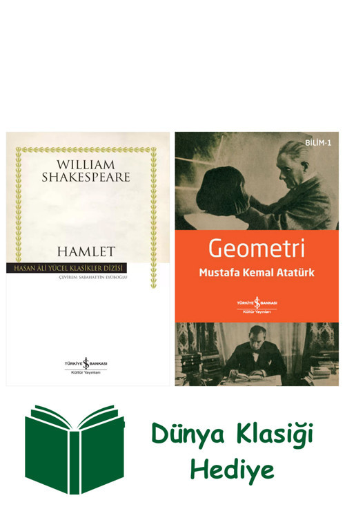 İş Bankası Kültür Yayınları Hamlet + Geometri + Dünya Klasiği Hediye
