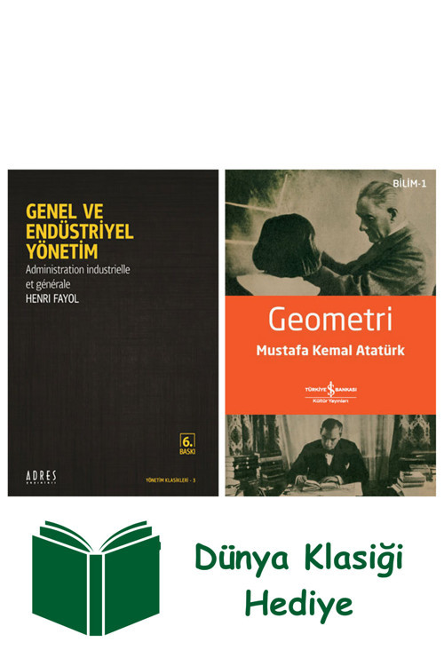 İş Bankası Kültür Yayınları Genel Ve Endüstriyel Yönetim + Geometri + Dünya Klasiği Hediye