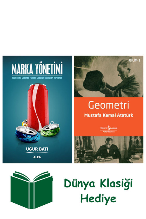 İş Bankası Kültür Yayınları Marka Yönetimi + Geometri + Dünya Klasiği Hediye