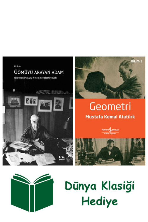 İş Bankası Kültür Yayınları Gömüyü Arayan Adam + Geometri + Dünya Klasiği Hediye