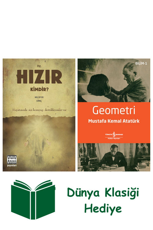 İş Bankası Kültür Yayınları Hz. Hızır Kimdir? + Geometri + Dünya Klasiği Hediye