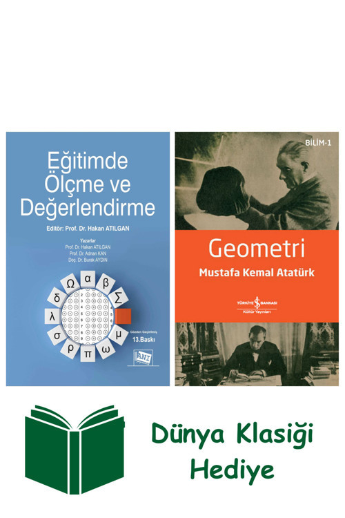 İş Bankası Kültür Yayınları Eğitimde Ölçme Ve Değerlendirme + Geometri + Dünya Klasiği Hediye
