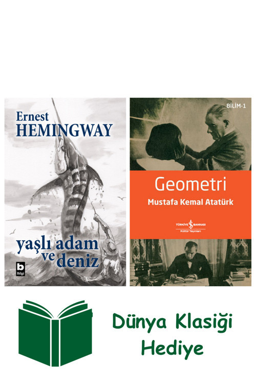 İş Bankası Kültür Yayınları Yaşlı Adam Ve Deniz (Ciltli - Özel Baskı) + Geometri + Dünya Klasiği Hediye