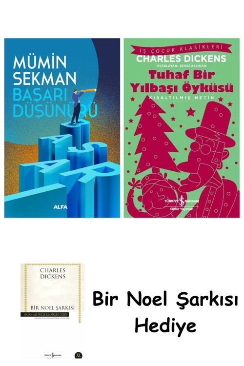 İş Bankası Kültür Yayınları Başarı Düşünürü + Tuhaf Bir Yılbaşı Öyküsü + Bir Noel Şarkısı