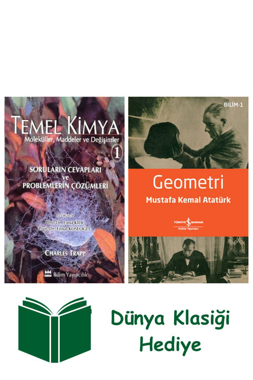 İş Bankası Kültür Yayınları Temel Kimya 1 + Geometri + Dünya Klasiği Hediye