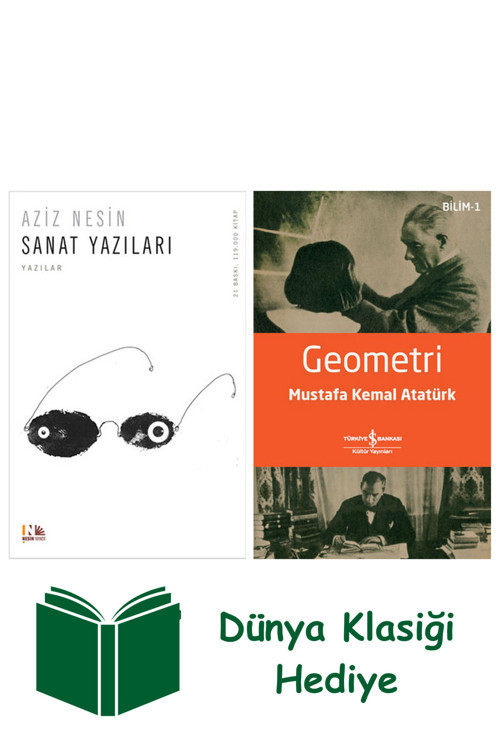 İş Bankası Kültür Yayınları Sanat Yazıları + Geometri + Dünya Klasiği Hediye