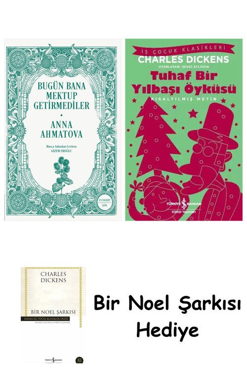 İş Bankası Kültür Yayınları Bugün Bana Mektup Getirmediler + Tuhaf Bir Yılbaşı Öyküsü + Bir Noel Şarkısı