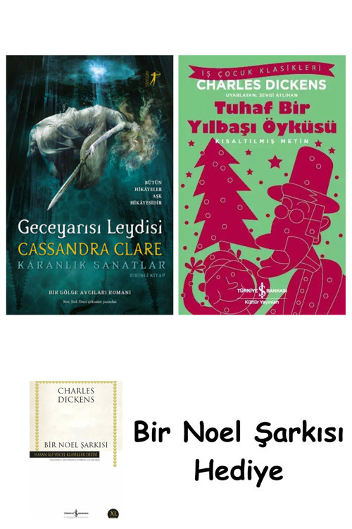 İş Bankası Kültür Yayınları Geceyarısı Leydisi (Ciltli) + Tuhaf Bir Yılbaşı Öyküsü + Bir Noel Şarkısı
