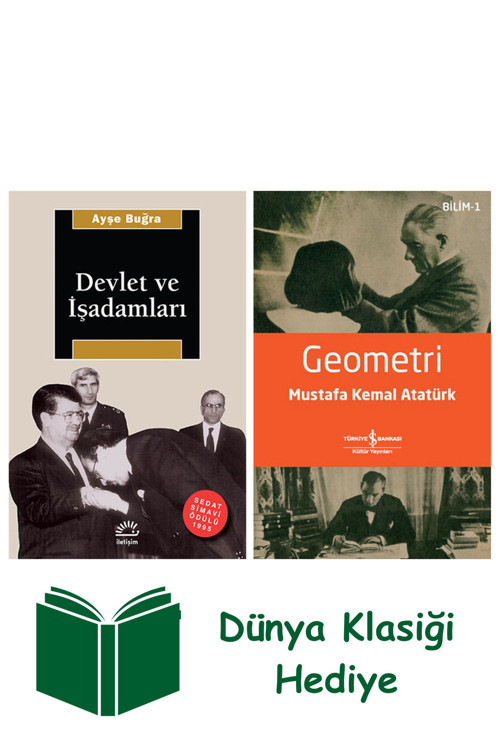 İş Bankası Kültür Yayınları Devlet Ve İşadamları + Geometri + Dünya Klasiği Hediye