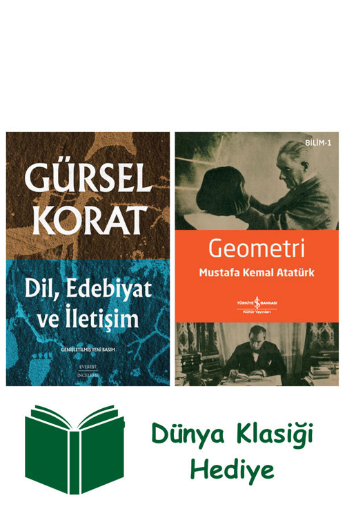 İş Bankası Kültür Yayınları Dil, Edebiyat Ve İletişim + Geometri + Dünya Klasiği Hediye